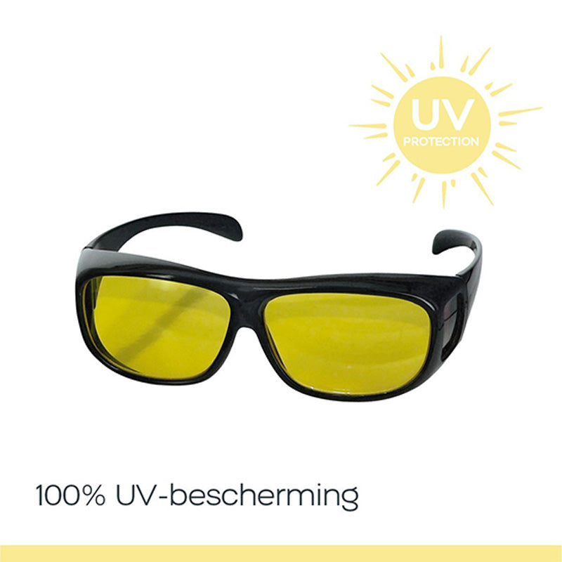HD Glasses Nachtzicht Bril Geel – Comfortabel & Veilig Autorijden in het Donker