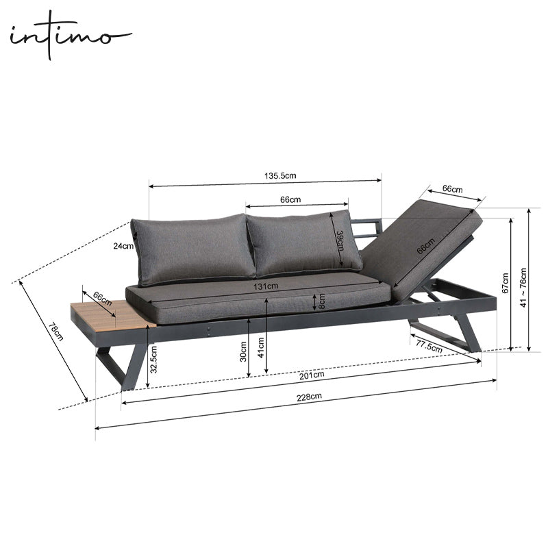 2-in-1 Lounge/Ligbank - Geheime Deals