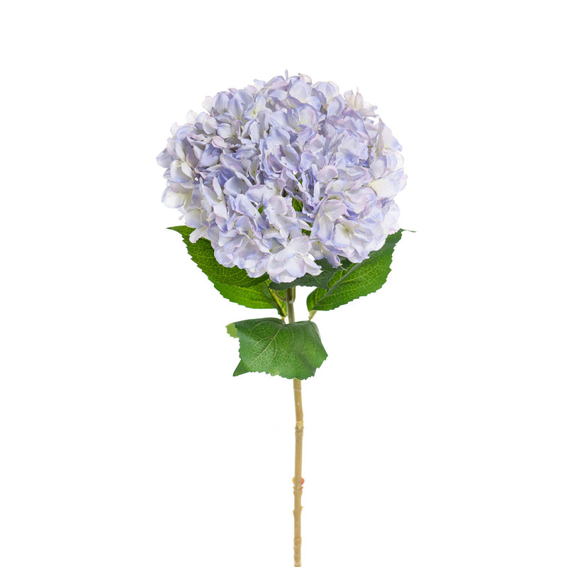 Kunst Hortensia XL – 93 cm – Blauw – Luxe Sfeermaker voor Binnen