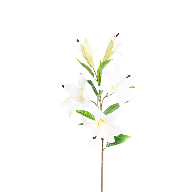 Kunstlelie 85 cm – Wit