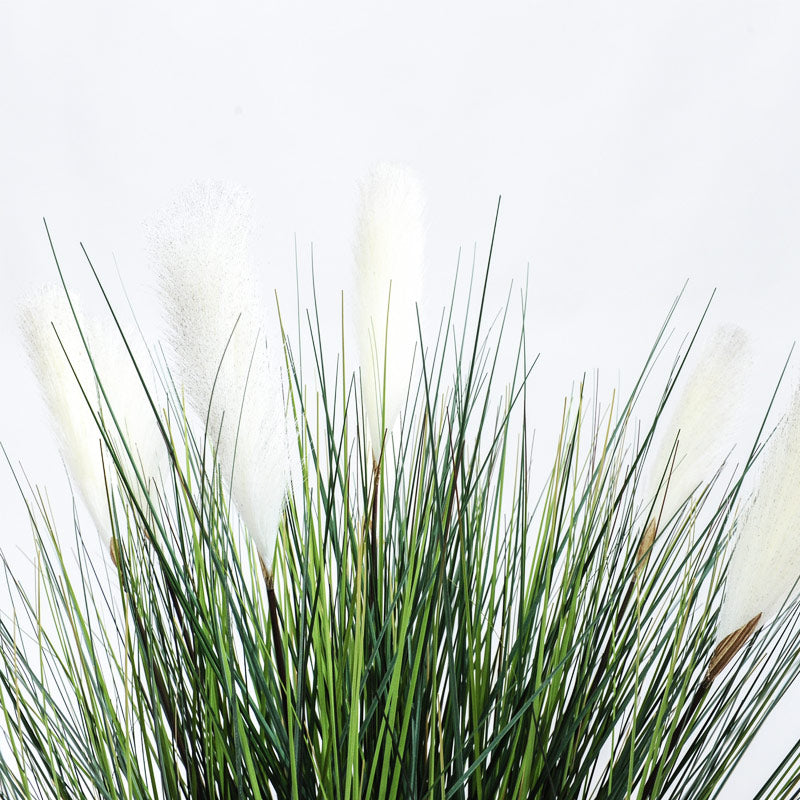 Kunst Pluimgras met Witte Pluimen – Elegante Sfeer zonder Onderhoud
