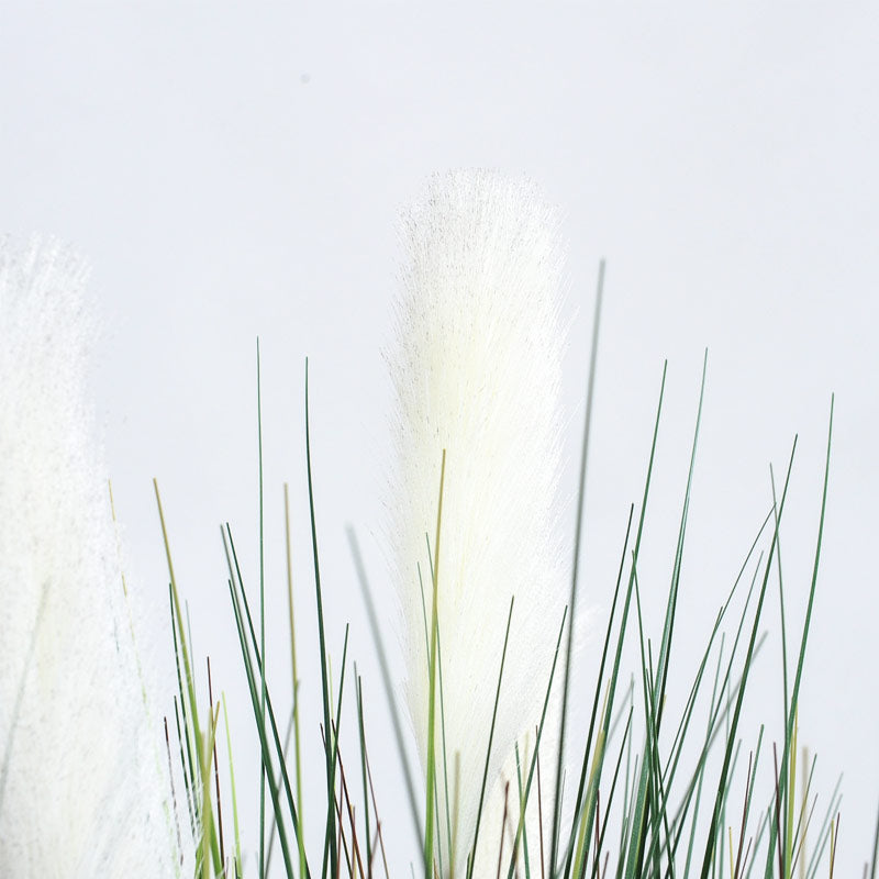 Kunst Pluimgras met Witte Pluimen – Elegante Sfeer zonder Onderhoud