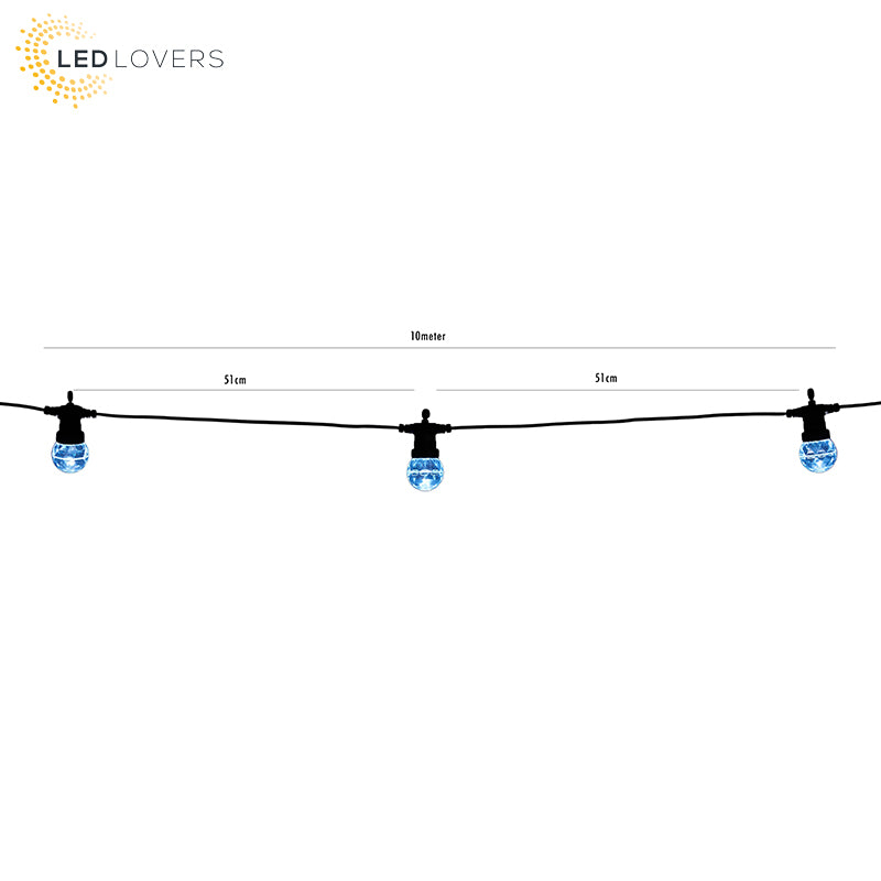 LED lichtsnoer Boston met 10 lampjes