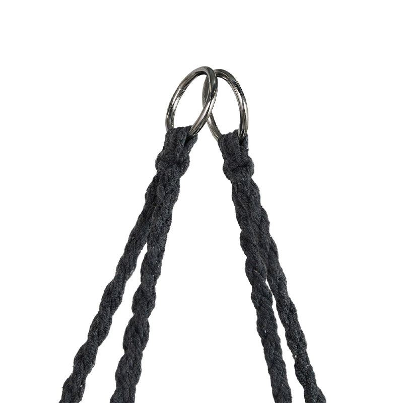 Ronde Hangstoel met Kussen β Zwart π€ | Comfort en Stijl in je Tuin of Interieur