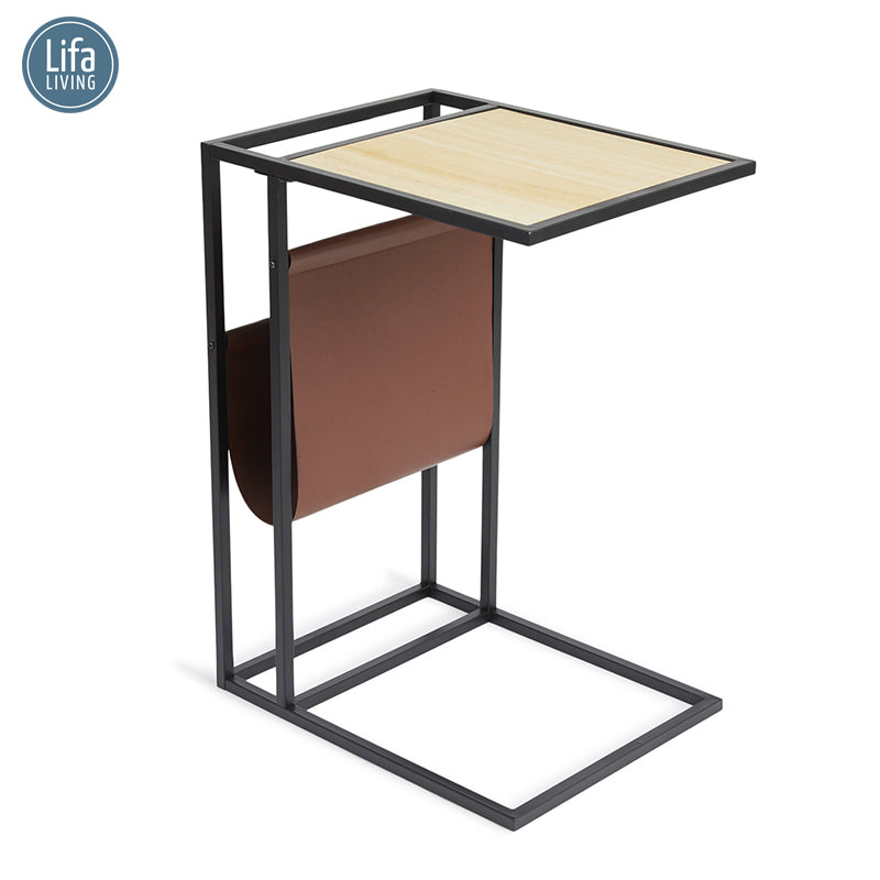 Magazine Rek Manhattan – Zwart & Fineer