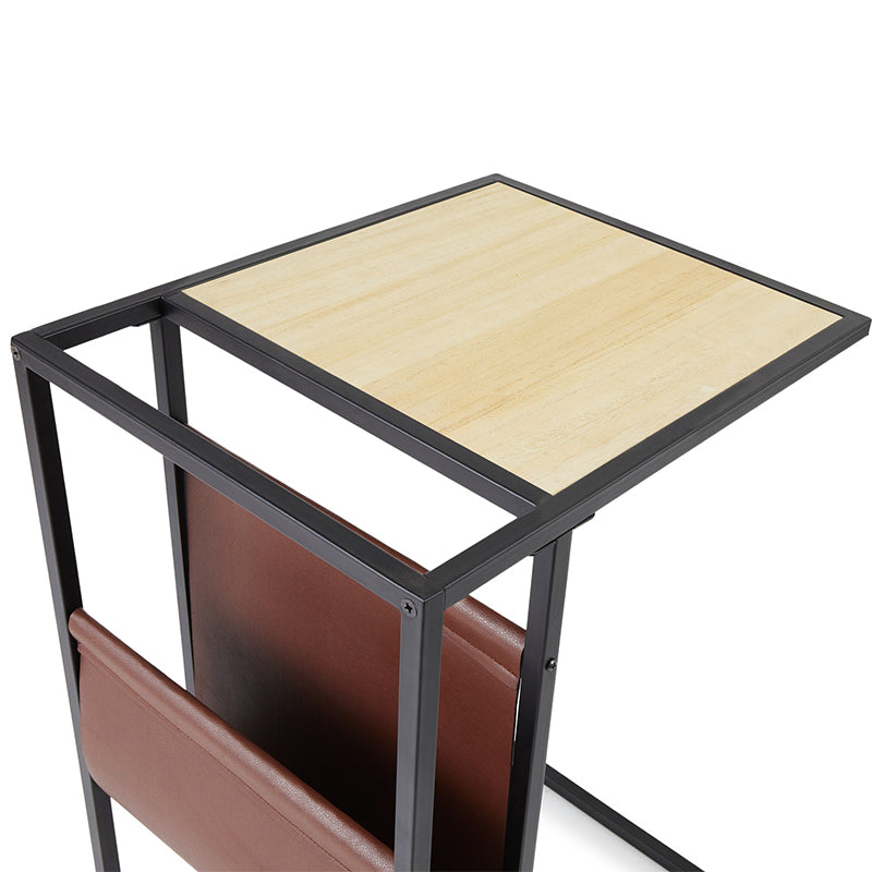 Magazine Rek Manhattan – Zwart & Fineer