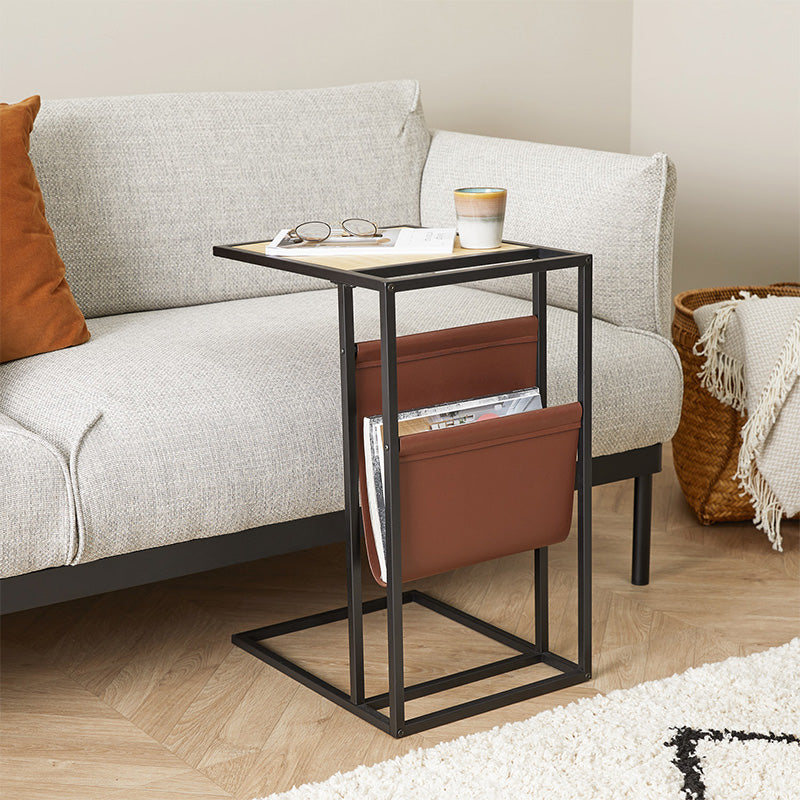 Magazine Rek Manhattan – Zwart & Fineer