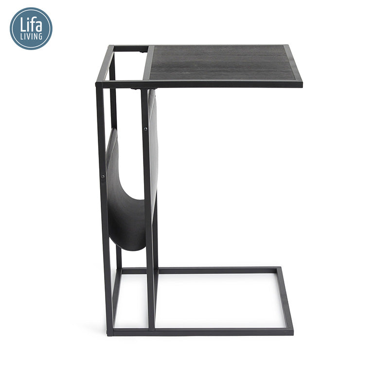 Magazine Rek Manhattan – Zwart & Fineer