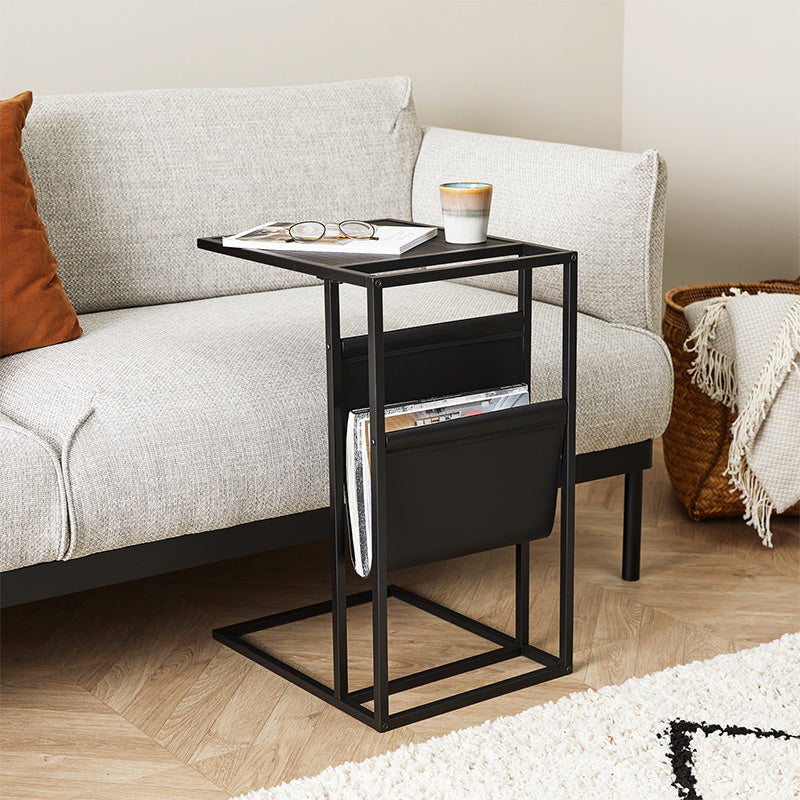 Magazine Rek Manhattan – Zwart & Fineer