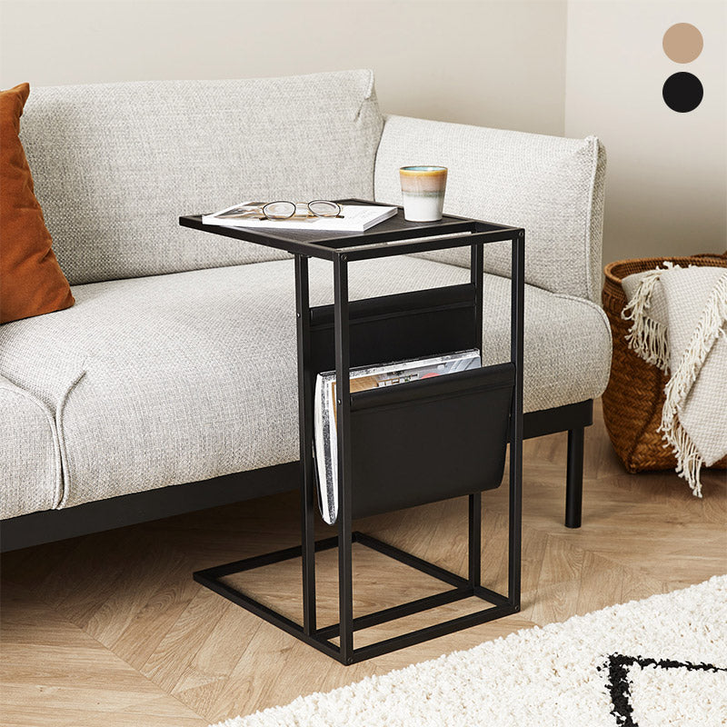 Magazine Rek Manhattan – Zwart & Fineer