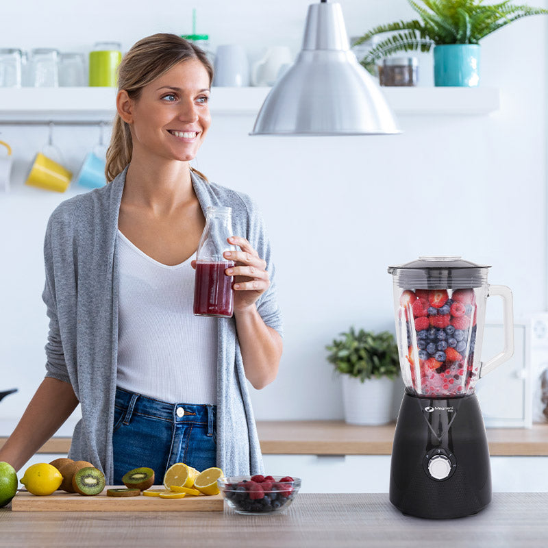 Blender 600W – Krachtig en stijlvol in Zwart/Rose Goud of Zwart/RVS