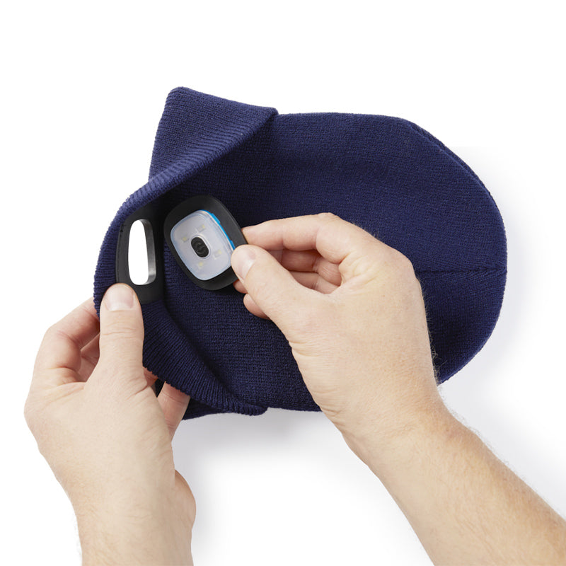 Beanie met LED Verlichting