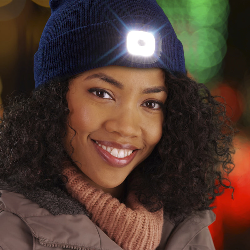 Beanie met LED Verlichting