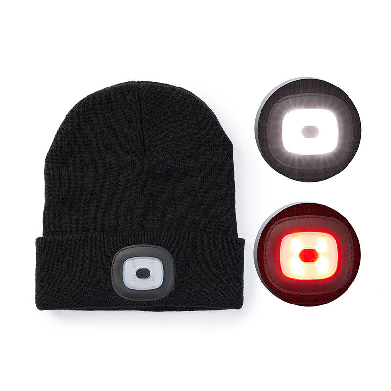 Beanie met LED Verlichting