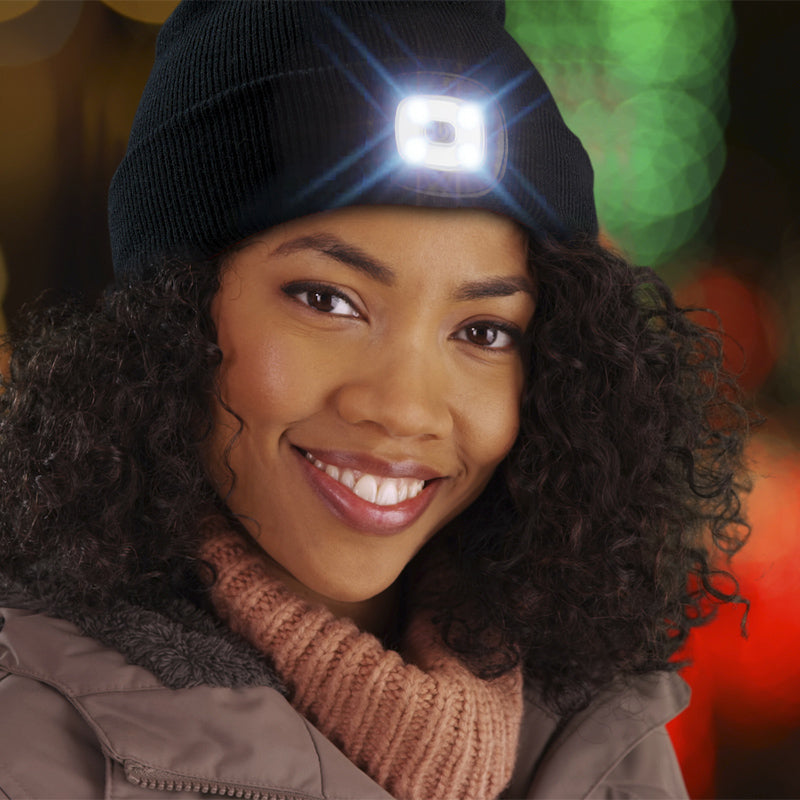 Beanie met LED Verlichting