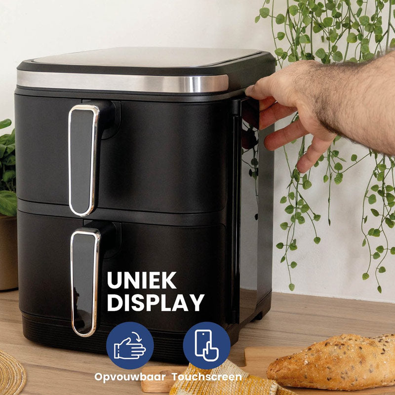 Dubbele Airfryer 2x 5,5L – 2800W
