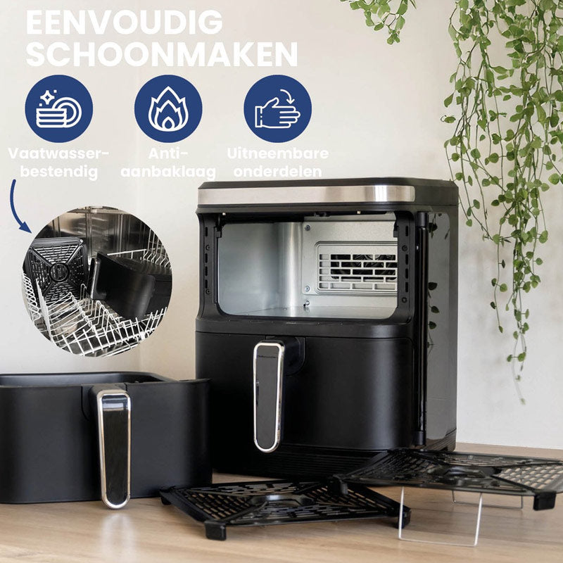 Dubbele Airfryer 2x 5,5L – 2800W