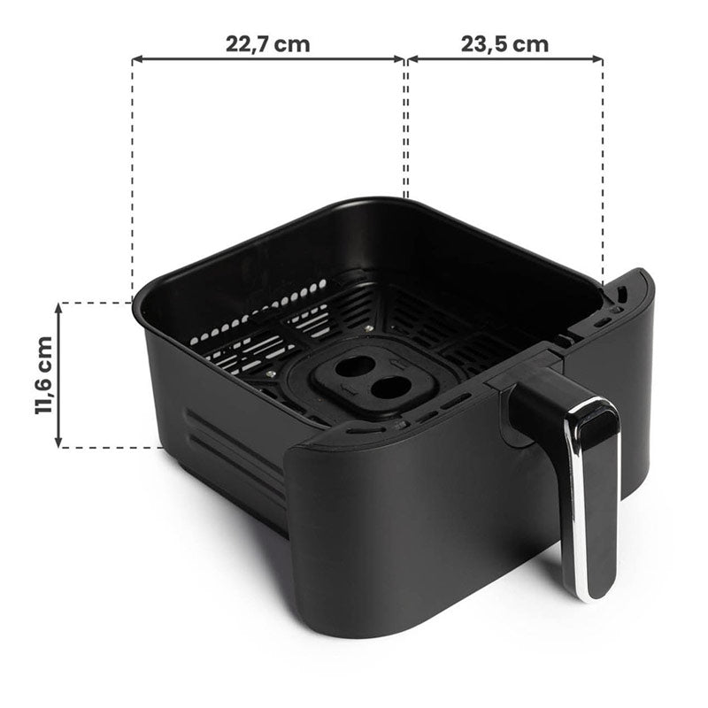 Dubbele Airfryer 2x 5,5L – 2800W