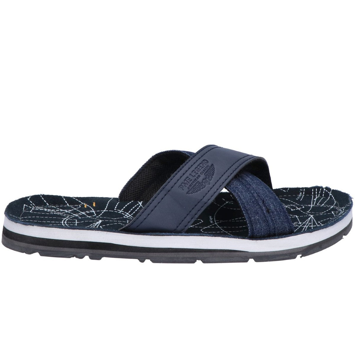 Haig Slippers – Blauw & Denim Blauw