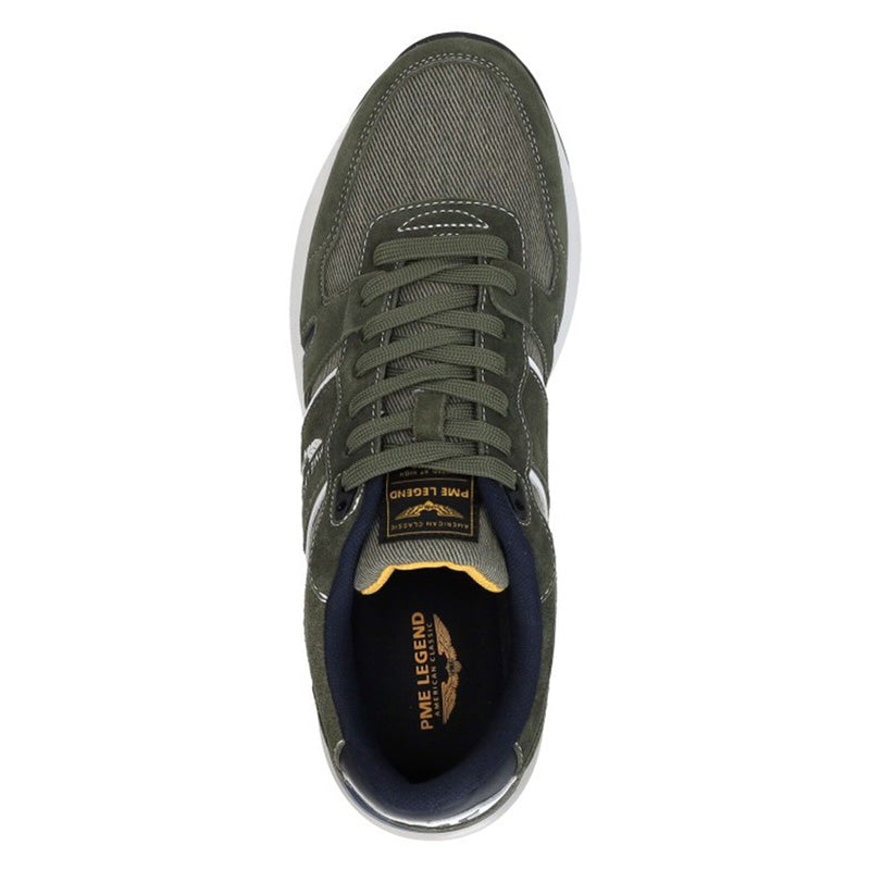 PME Legend Jet Lifter Sneakers – Heren Sneakers van Leer & Textiel