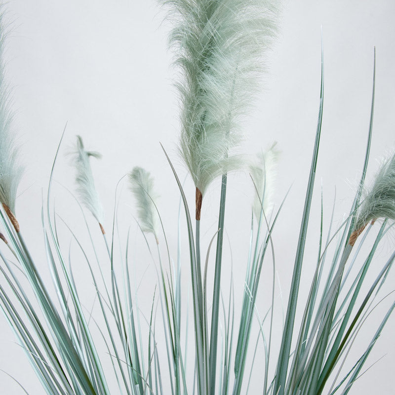 Kunst Pampasgras met Groene Pluim – Trendy Sfeer zonder Onderhoud