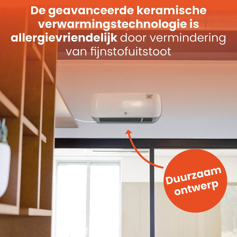 2-in-1 Keramische Kachel met Wandmontage
