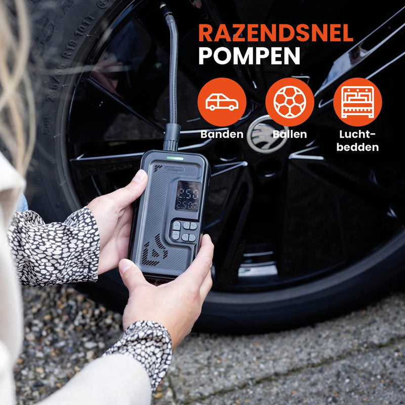 Draagbare Luchtcompressor – Compact & Draadloos