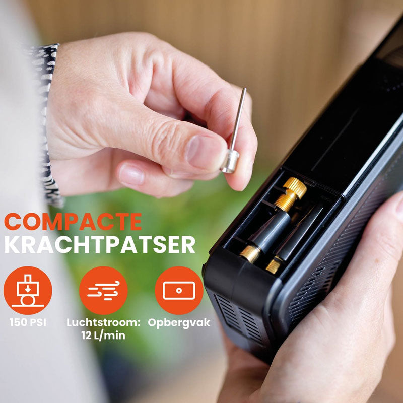 Draagbare Luchtcompressor – Compact & Draadloos