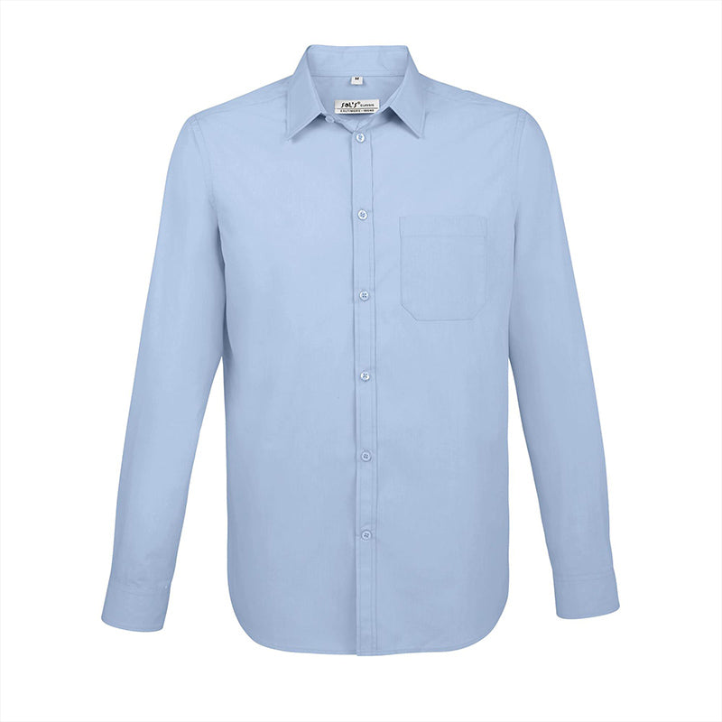 Poplin Overhemden met Borstzak β Stijlvol en Comfortabel π