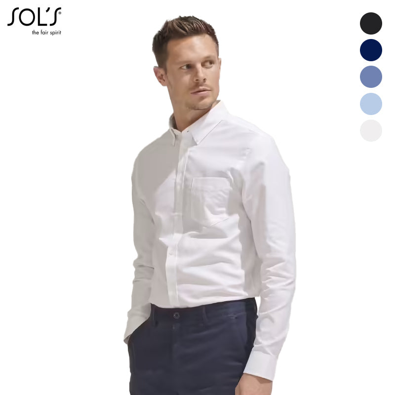 Poplin Overhemden met Borstzak β Stijlvol en Comfortabel π
