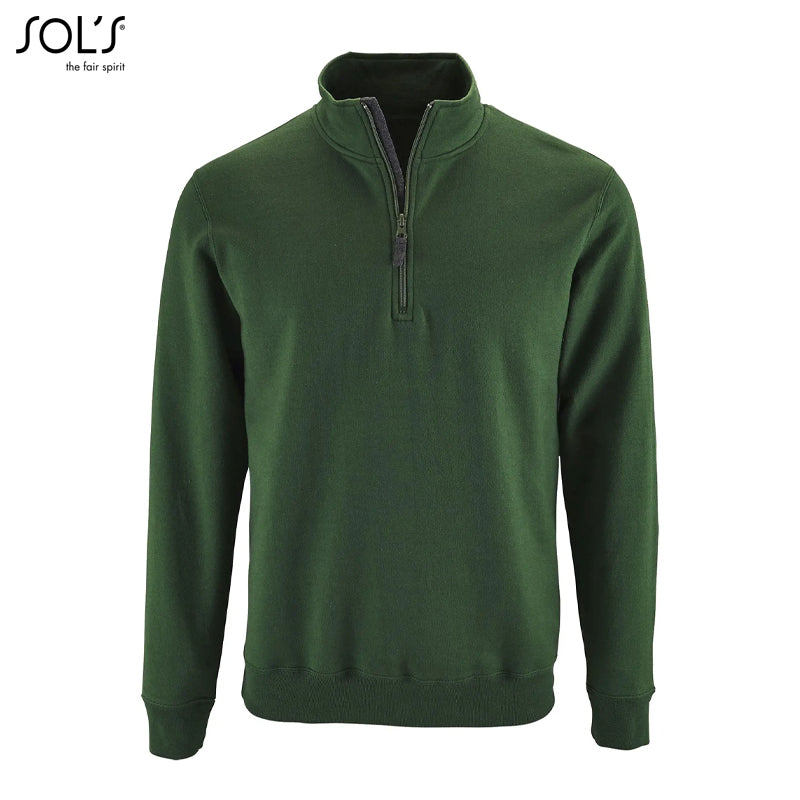 Half-Zipper Sweater - Model Stan: Comfort en Stijl Gecombineerd