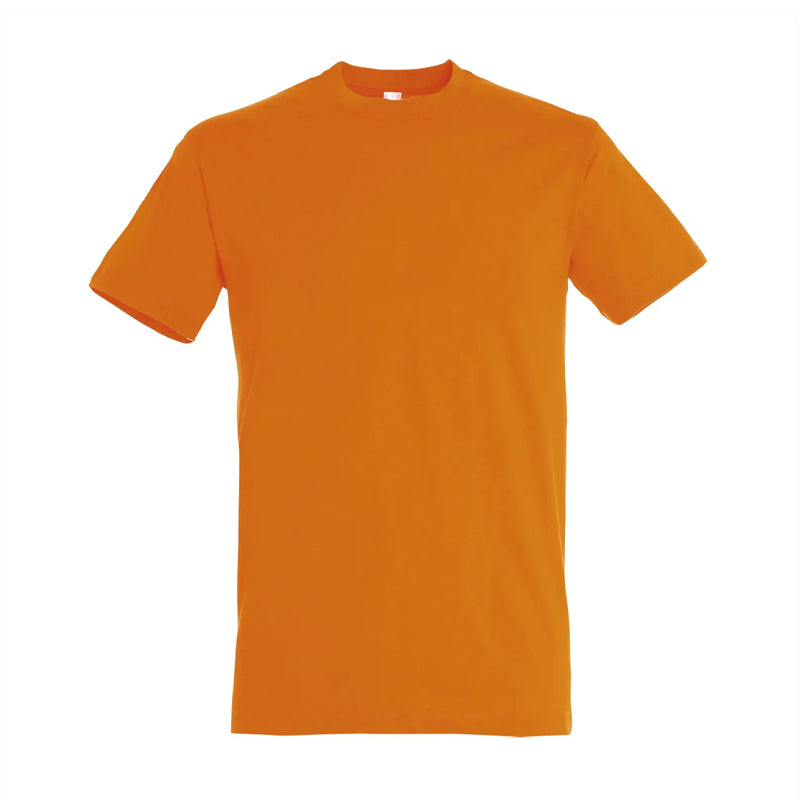 Oranje unisex T-shirt – Regent 150g/m² katoen