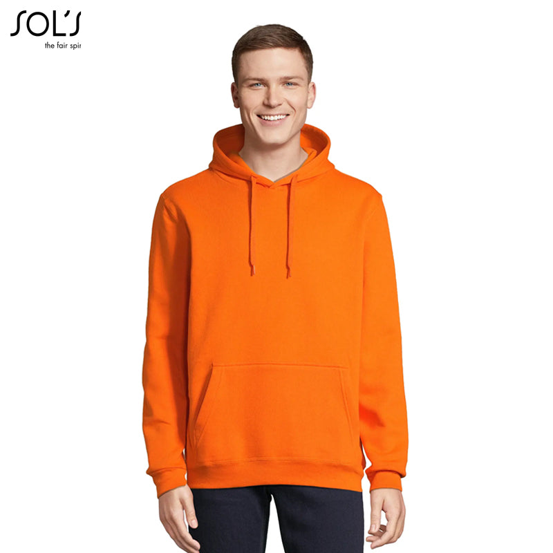 Hooded Sweater Oranje – Snake – Unisex Trui met Capuchon