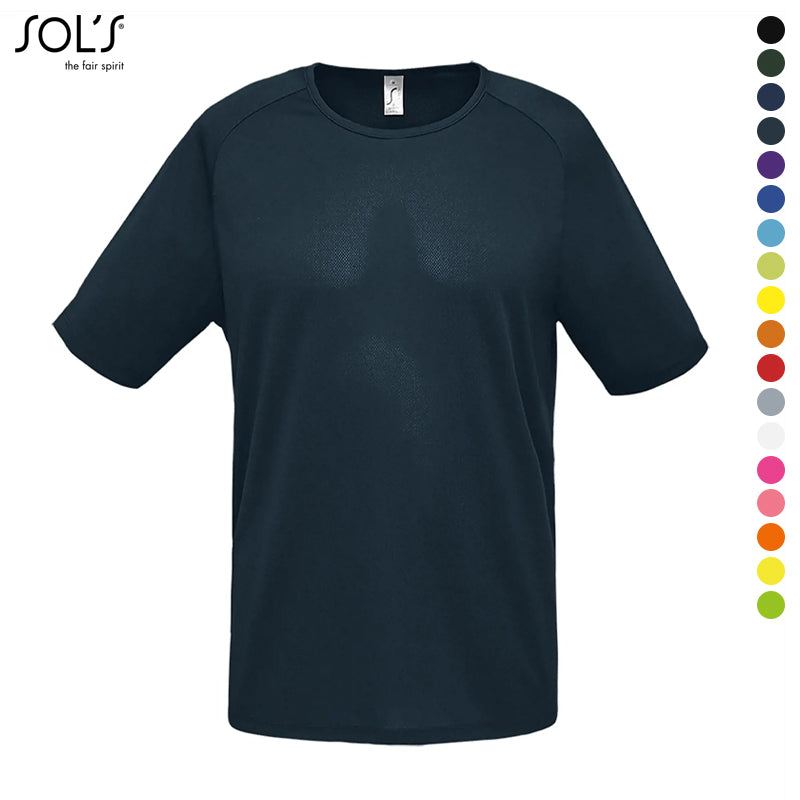 Licht sport-T-shirt, ademend, sneldrogend en veelzijdig, verkrijgbaar in vele kleuren, ideaal voor fitness, hardlopen enz., zwart, 3XL Licht sport-T-shirt, ademend, sneldrogend en veelzijdig, verkrijgbaar in vele kleuren, ideaal voor fitness, hardlopen enz., zwart, 3XL