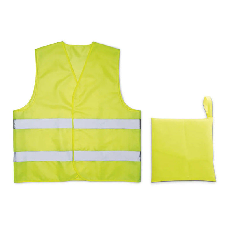 Veiligheidsvest met Zelfklevende Bevestiging – Zichtbaarheid en Veiligheid in Eén