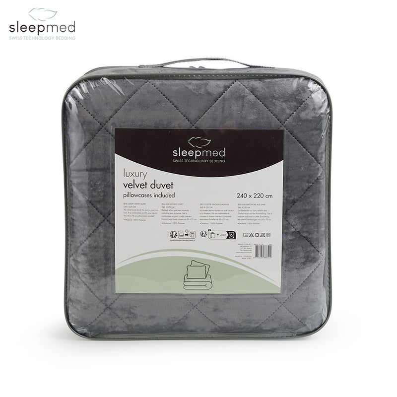 Luxe Velvet Bedsprei Inclusief Kussensloop