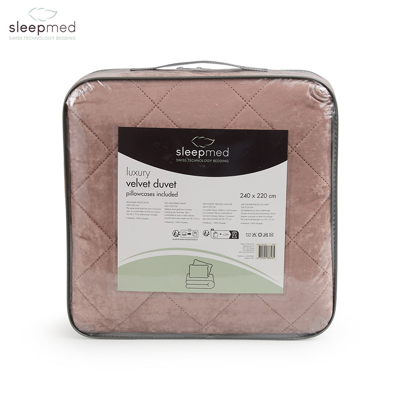 Luxe Velvet Bedsprei Inclusief Kussensloop