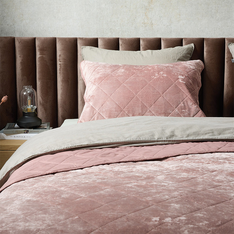Luxe Velvet Bedsprei Inclusief Kussensloop