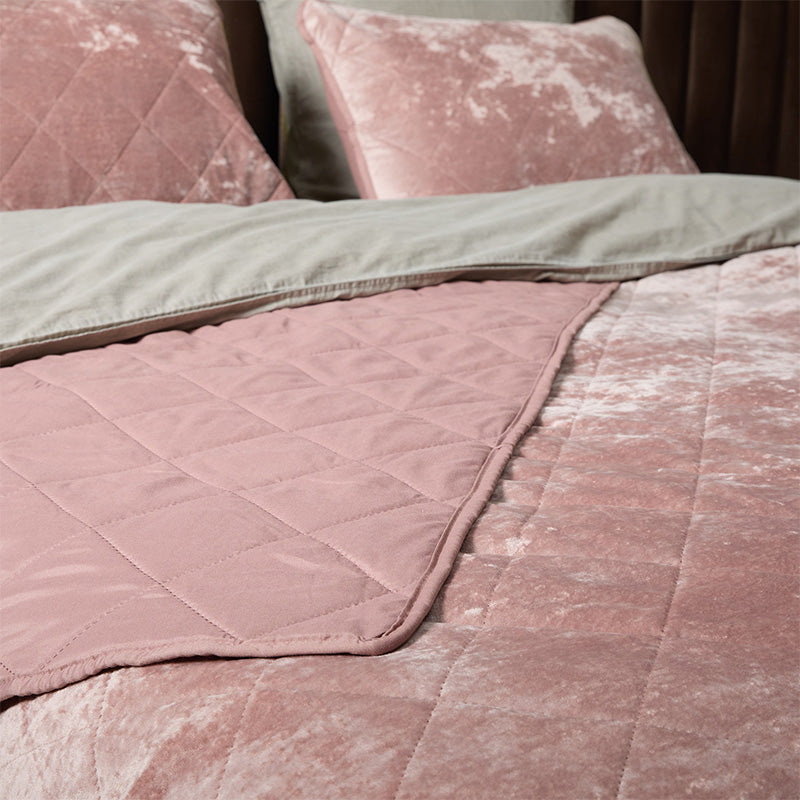 Luxe Velvet Bedsprei Inclusief Kussensloop