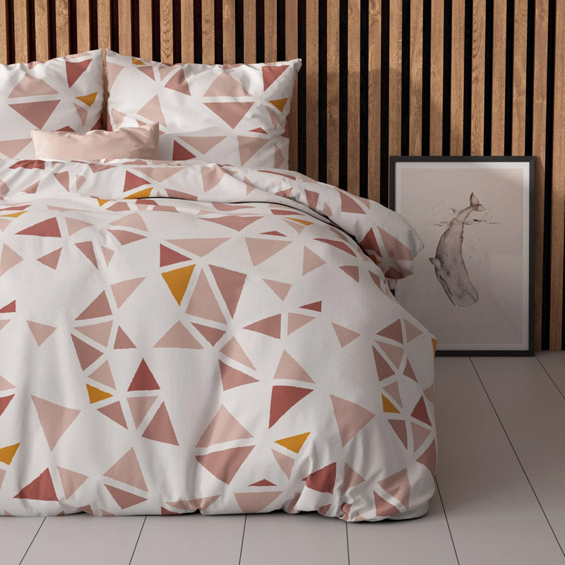 1+1 actie - Dekbedovertrek Bella Wit