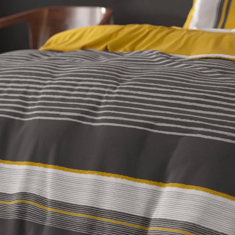 Sleeptime Drake Dekbedovertrek Zwart – Luxe en Stijlvol Dekbedovertrek voor de Slaapkamer
