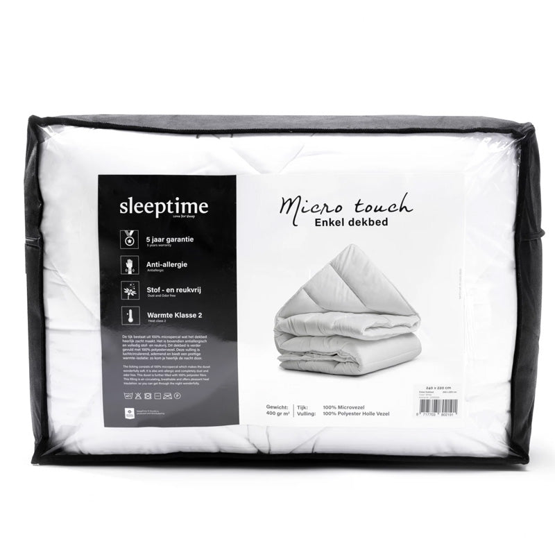 Micro Touch Enkel Dekbed – Licht & Ademend Dekbed voor Comfortabele Nachten