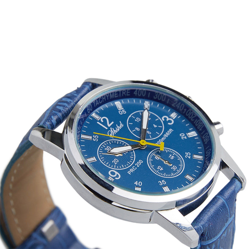 Herenhorloge met Lederen Band – Stijlvol en Tijdloos Design
