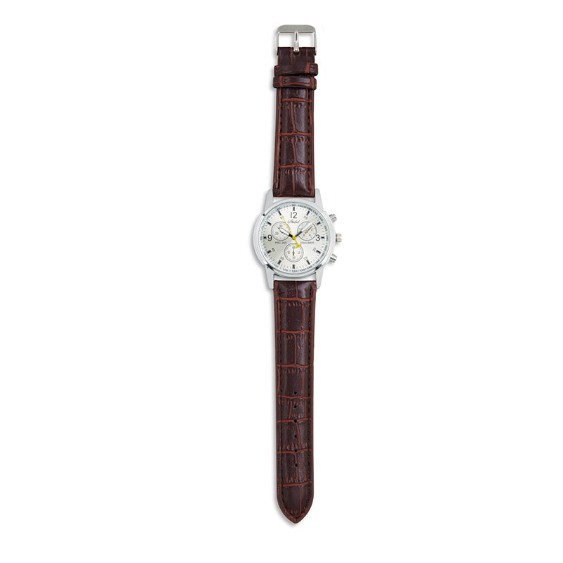Herenhorloge met Lederen Band – Stijlvol en Tijdloos Design