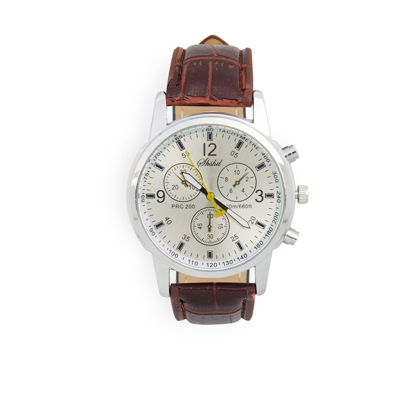 Herenhorloge met Lederen Band – Stijlvol en Tijdloos Design