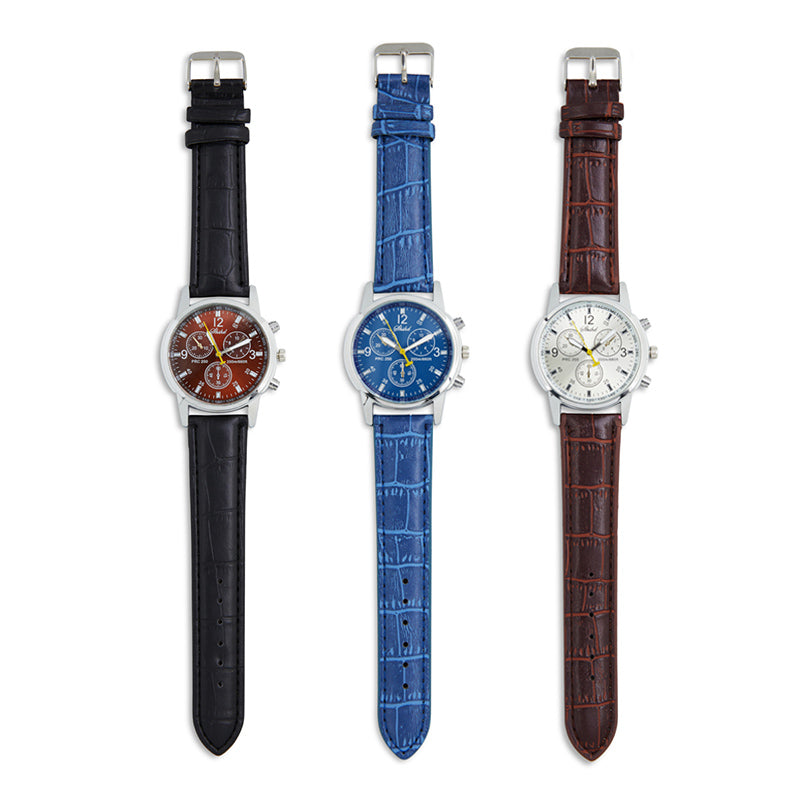 Herenhorloge met Lederen Band – Stijlvol en Tijdloos Design