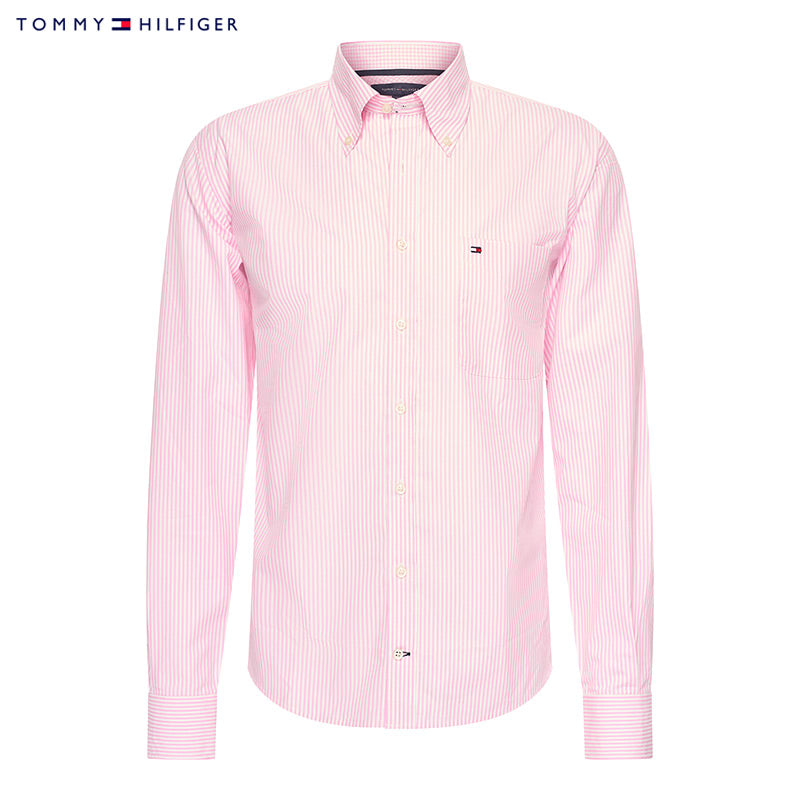 Gestreept Overhemd – Roze
