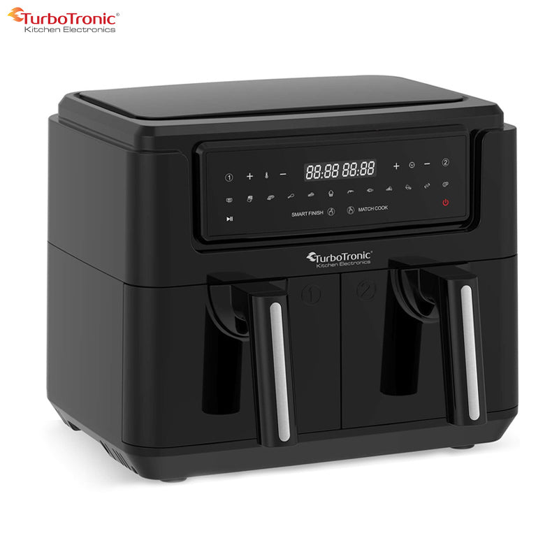 AF118 Dubbele Airfryer XL – 7,6 Liter – Zwart