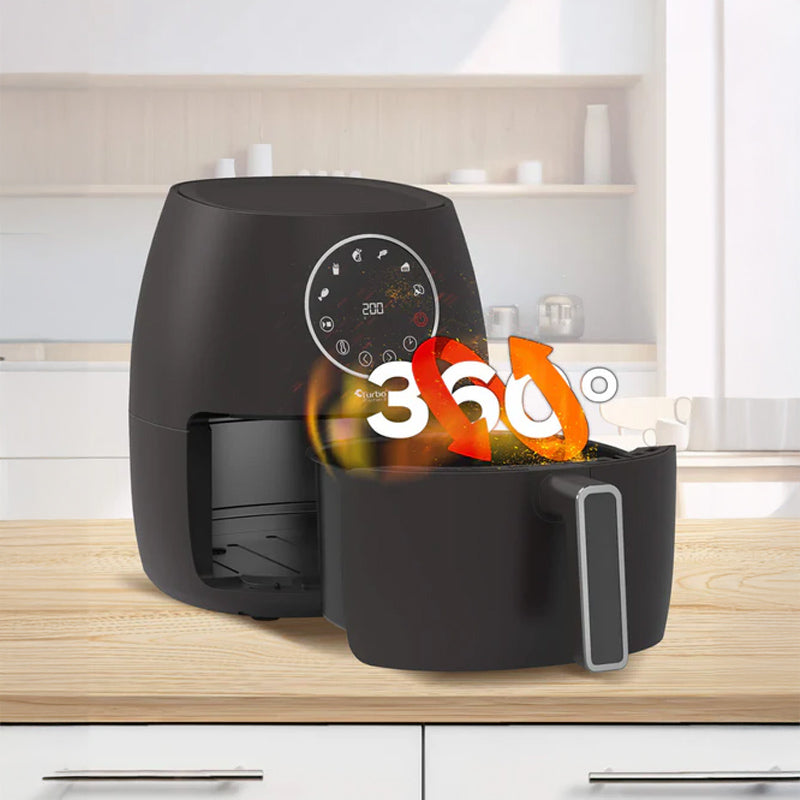 AF210 Digitale Airfryer – 3,5 Liter – Black / Turquoise / White