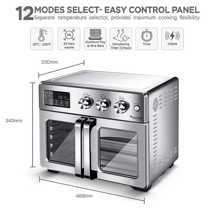 AF32MFD Air Fryer Oven – XXL Heteluchtfriteuse & Oven in Eén!